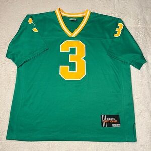 Vintage 90s Adidas True School NCAA Notre Dame Joe Montana Jersey Mens 52 XL Vtg